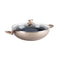 GreenPan Cambridge 36cm Wok with Lid, Bronze [PFAS FREE]