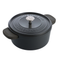GreenPan Featherweights 22cm Ceramic Non-stick Casserole Pot with Lid, Black [PFAS FREE]