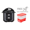La Gourmet Healthy Electric Pressure Cooker 4L + 5kg Rice Dispenser