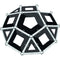 Geomag Black & White Magnetic Construction Toy Set (68pcs)