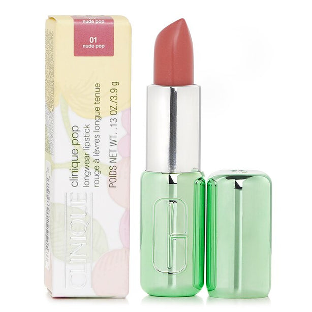 Pop Longwear Lipstick Shine - # 01 Nude Pop - 3.9g/0.13oz