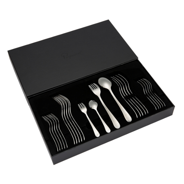La Gourmet 24Pc Cutlery Set, London, Stainless Steel