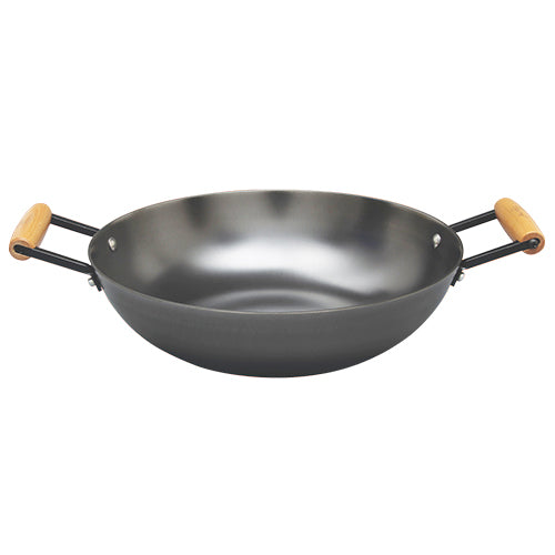 La gourmet Nitrigan 40cm Cast Iron Wok (Induction)