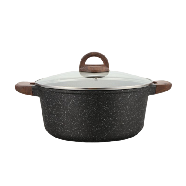 La gourmet Shogun Granite Plus 28cm Non-stick Casserole Pot (Induction)