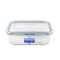 La gourmet Pureglass Rect Container 1000ml W/Cutlery