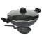 La gourmet Shogun Senjo Marble 32cm Non-stick Wok (Induction) + 14cm Eggpan (Non-Induction)