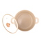 La Gourmet Shogun Ivory Ceragan 24cm Casserole with Glass Lid
