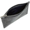 Coach Zip Card Case In Signature Canvas in Charcoal/ Black CV764