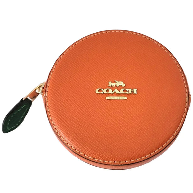 Coach Orange Coin Case - Spice Orange CAN29