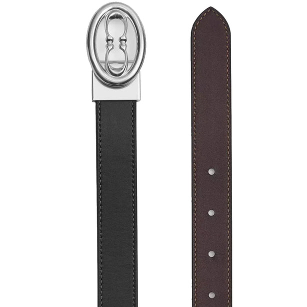 Coach Buckle Cut To Size Belt, 25 Mm - Black Maple CZ444