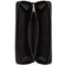 Coach Accordion Wallet In Signature Canvas - Charcoal/ Black CY405