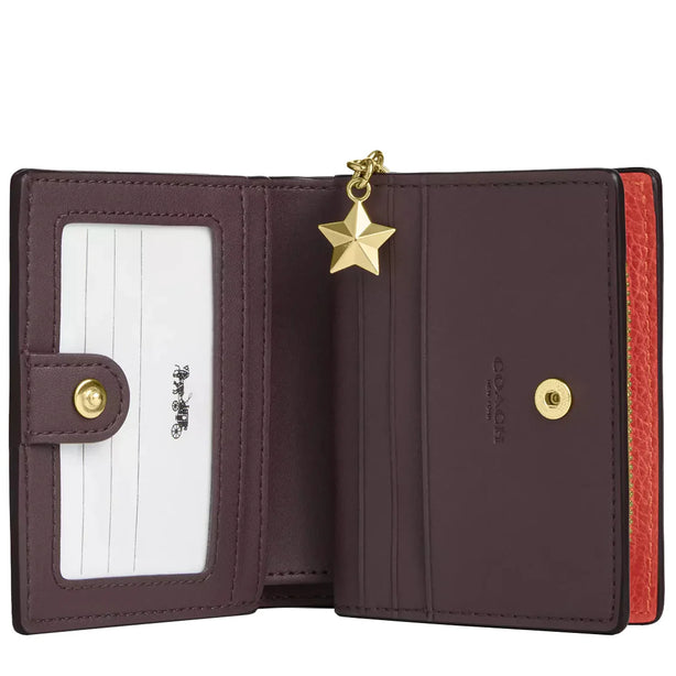 Coach Snap Wallet With Charm - Mango CBO74