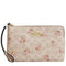 Coach Large Corner Zip Wristlet In Signature Canvas - Sand Multi CBA72