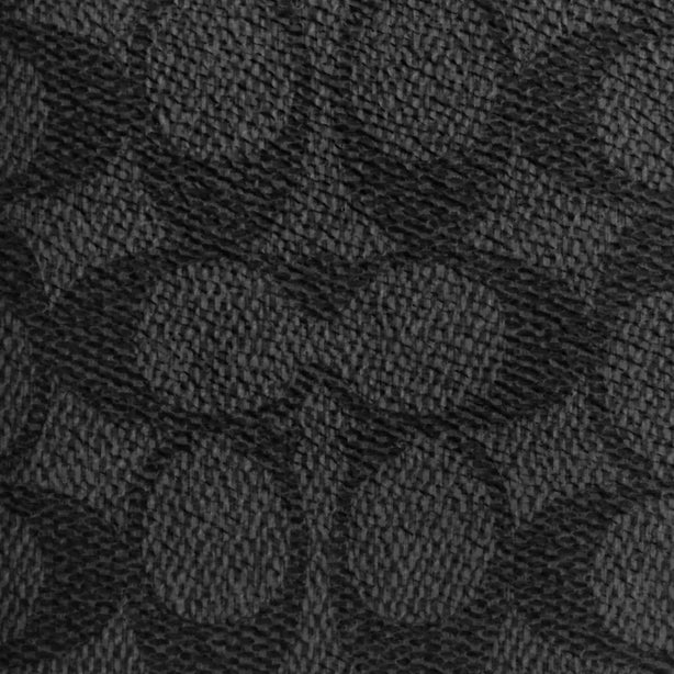 Coach Id Billfold Wallet In Signature Canvas - Charcoal/ Black CY394
