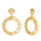 Coach Rivet Chain Drop Earrings- Gold CBW11