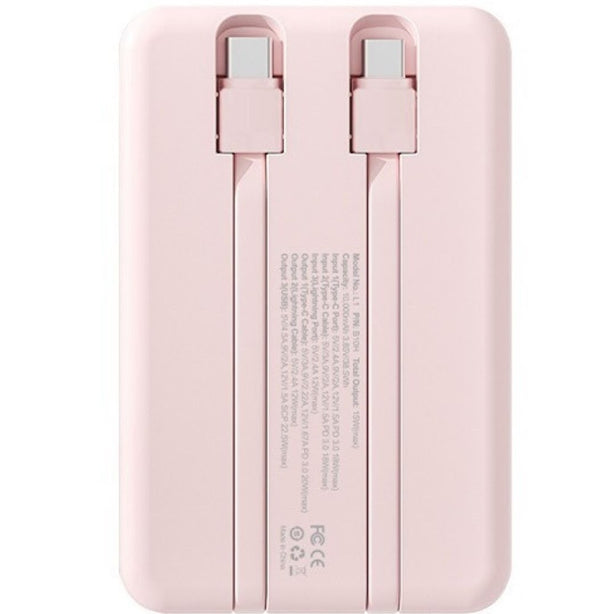 XPower B10H Built-in Type-C x 2 Cable 10,000mAh PD + SCP PowerBank