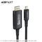 Acefast C1-10 USB-C to HDTV Aluminum Alloy Connectors HD Video Cable (1.8m) - Black