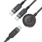 Acefast C6-11 USB-C 3-in-1 100W Intelligent Balance Charging Data Cable (0.8m + 0.4m) - Black