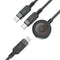 Acefast C6-11 USB-C 3-in-1 100W Intelligent Balance Charging Data Cable (0.8m + 0.4m) - Black