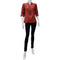 Joan Allen Faux Button Detail Blouse