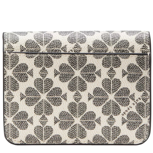 Kate Spade Signature Spade Flower Small Bifold Wallet in Black Multi KG493