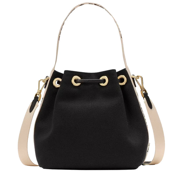 Kate Spade Kip Canvas Bucket Bag - Black KL048