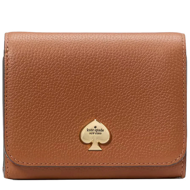 Kate Spade Kayla Small L-Zip Wallet - Warm Gingerbread KK056