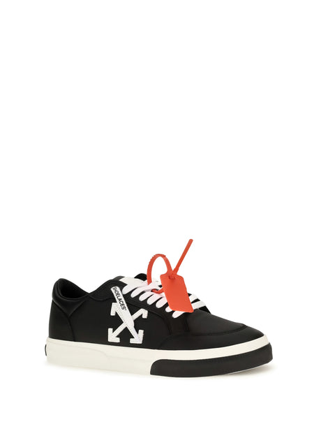 Off-White Vulcanized Low Sneakers - Black/White