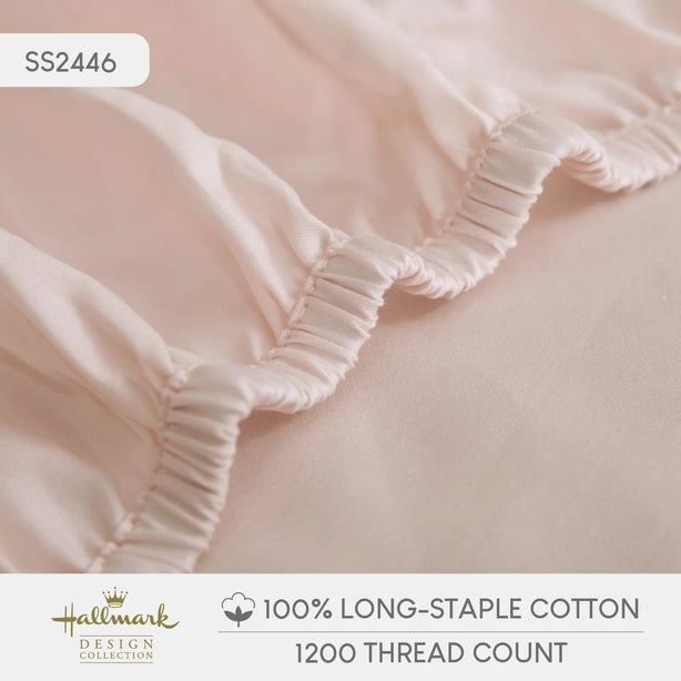 Long-Staple Cotton Bed Sheet – 1200TC - Pink