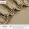 Long-Staple Cotton Bed Sheet – 1200TC - Khaki