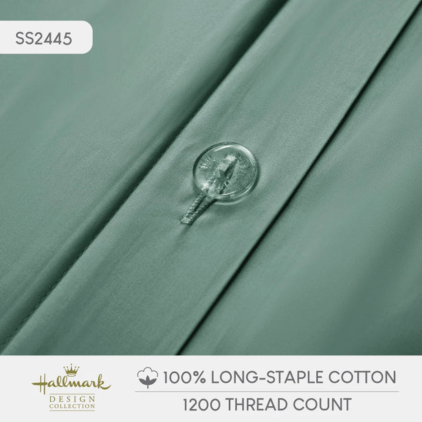 Long-Staple Cotton Bed Sheet – 1200TC - Green
