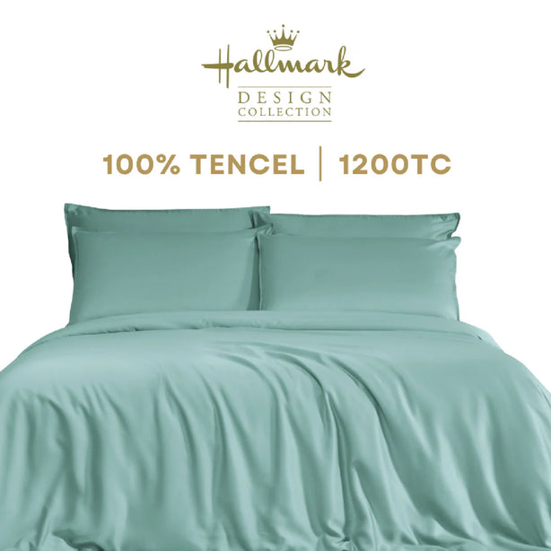 Pure Tencel Bed Sheet – 1200TC – Turkish Blue