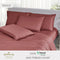 Hallmark Morbida Pure Tencel 1200TC Plain Bed Linen - Red