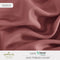 Hallmark Morbida Pure Tencel 1200TC Plain Bed Linen - Red