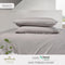 Pure Tencel Bed Sheet – 1200TC – Purple Grey