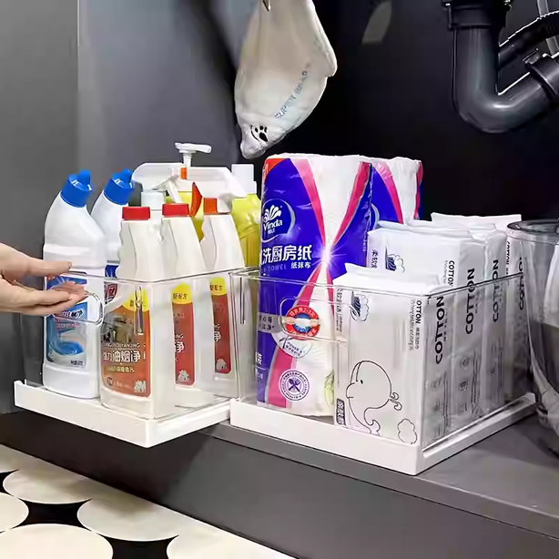 Rolling storage organizers