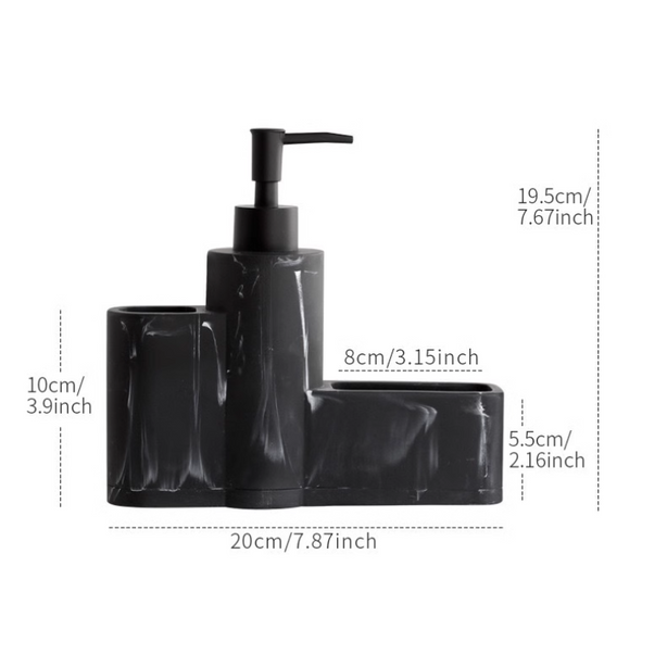Luxe Soap Dispenser and Sponge Holder