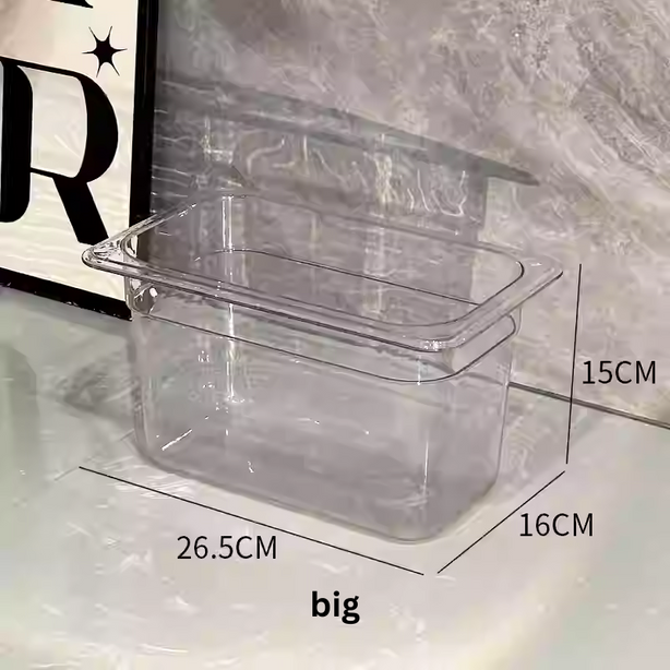Under cabinet hanging storage containers