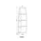 Pink wardrobe hanging bags organizer