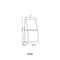 Pink wardrobe hanging bags organizer