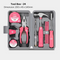 Pink Mini compact tool box set