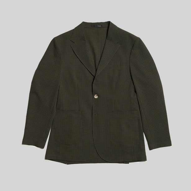 Highr, Olive Seersucker, Lightweight Jacket