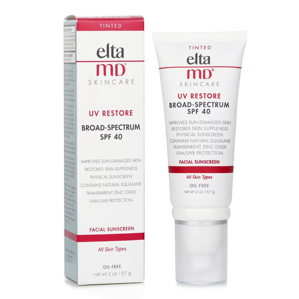 Uv Restore Physical Facial Sunscreen Spf 40 - Tinted - 48g/1.7oz