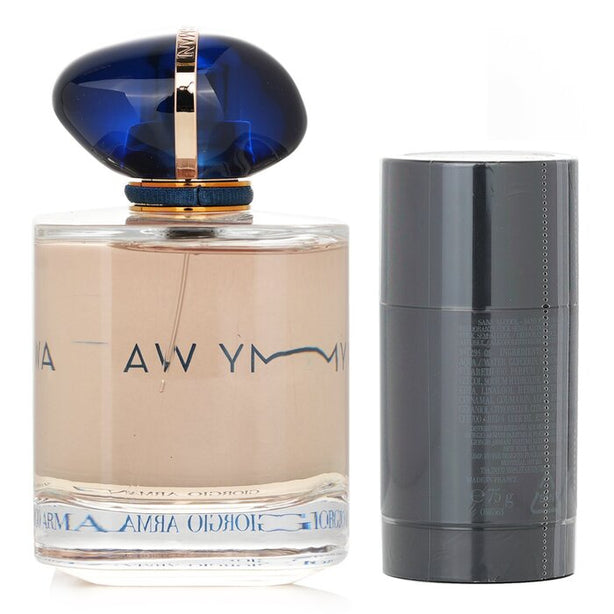 Giorgio Armani My Way Eau De Parfum Spray + Armani Code Deo Stick - 2pcs