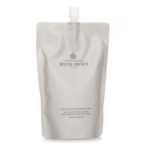 Delicious Rhubarb & Rose Bath & Shower Gel Refill - 400ml