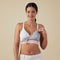 Bravado Designs Clip And Pump Hands-Free Nursing Bra Accessory - Sustainable - Dove Heather With Dusted Peony