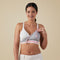 Bravado Designs Clip And Pump Hands-Free Nursing Bra Accessory - Sustainable - Dove Heather With Dusted Peony
