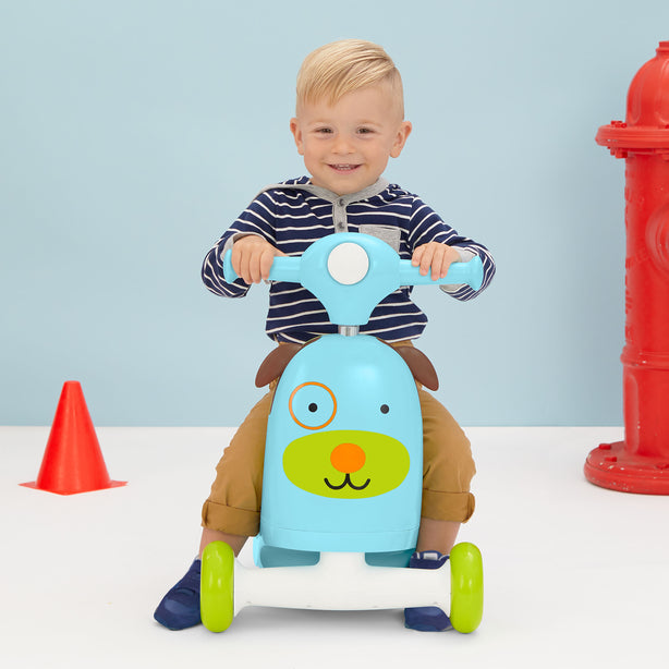Skip Hop Zoo Ride On 3 in 1 Scooter