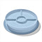 OXO Tot Stick & Stay Suction Divided Plate