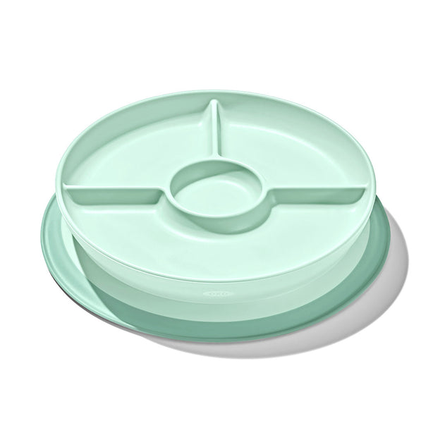 OXO Tot Stick & Stay Suction Divided Plate